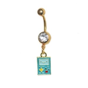 BMO Adventure Time character belly ring